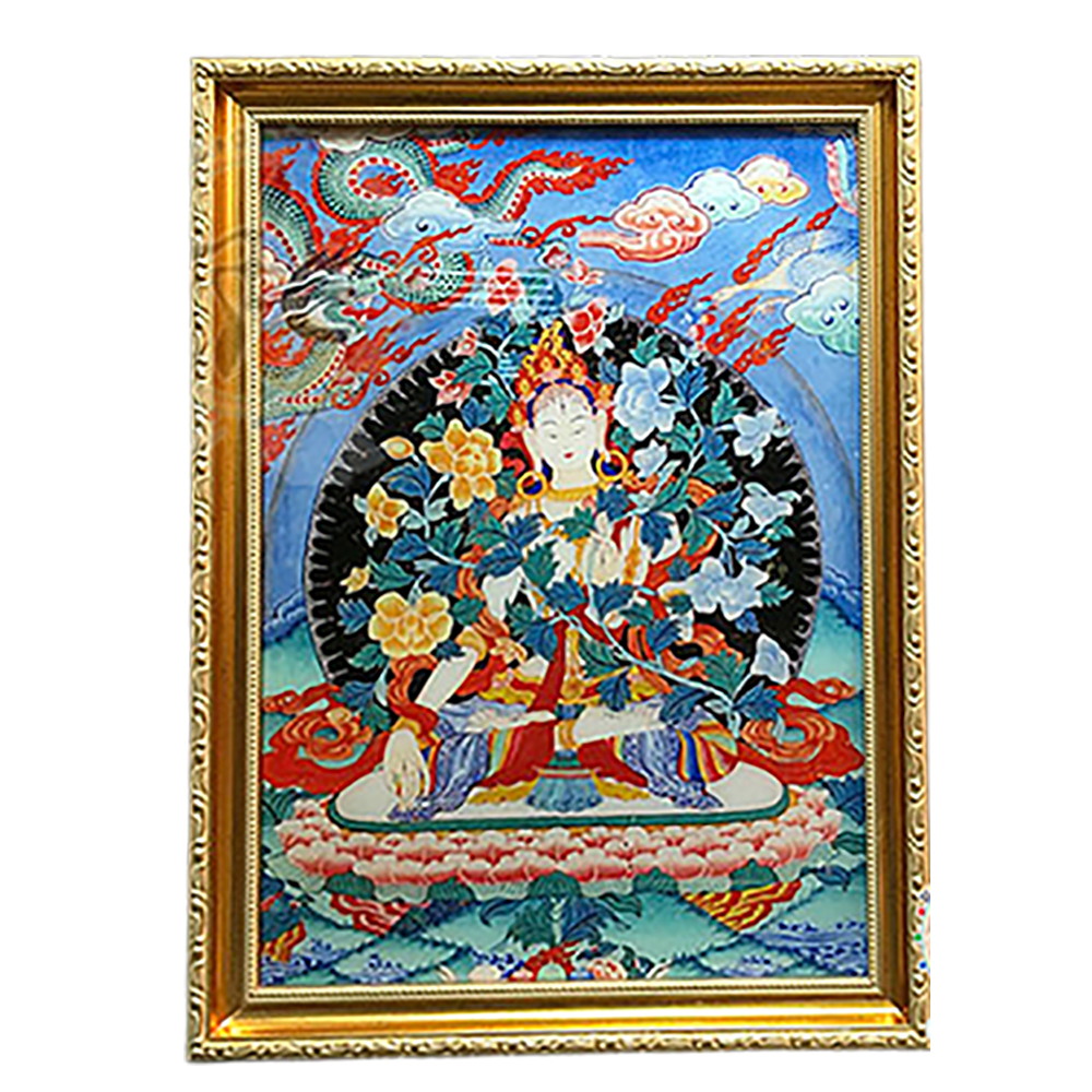 白度母{壓克力畫} 掛圖 48 公分A3【十方】146297