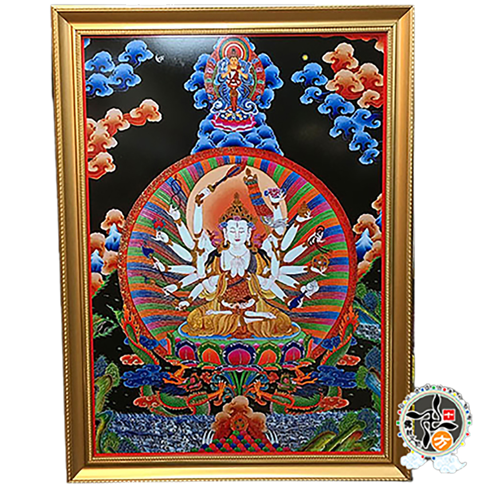準提佛母 {壓克力畫} 掛圖 95公分A1【十方】146331