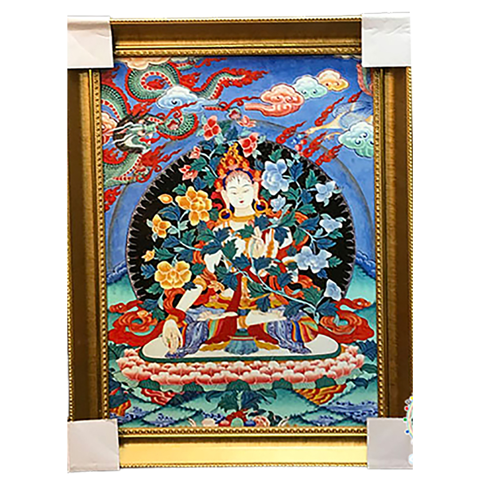 白度母 {壓克力畫}掛圖70公分A2【十方】146322