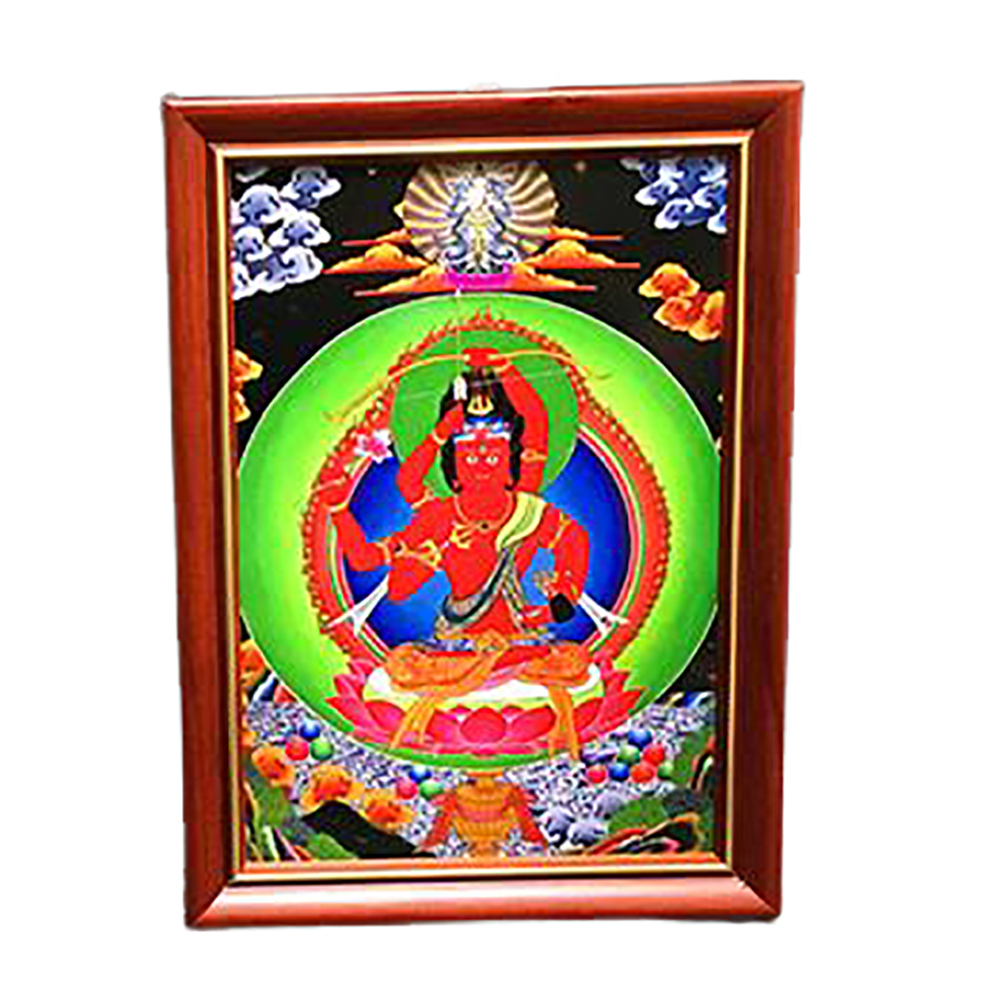 愛染明王{壓克力畫}  高級相框17*23公分【十方】146430