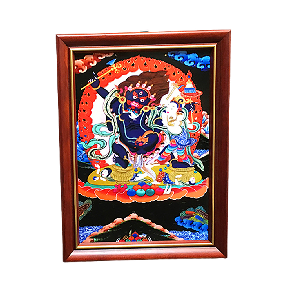 四臂黑財神 {壓克力畫} 高級相框17*23公分【十方】146453