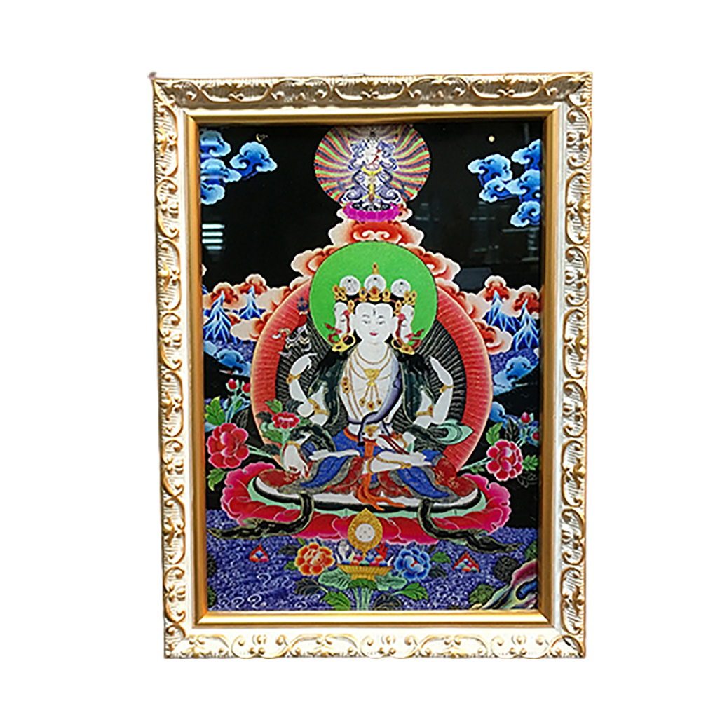 不空絹索觀音{壓克力畫}  高級相框17*23公分【十方】146450