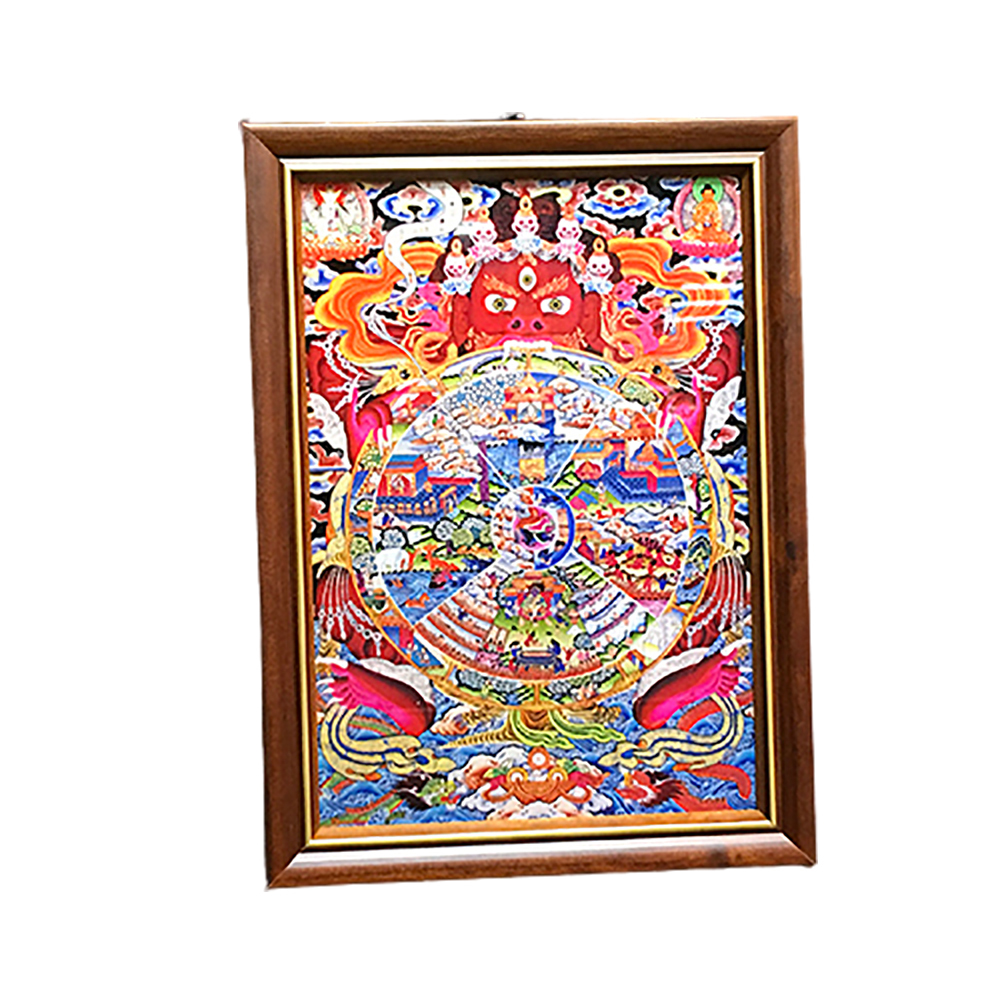 六道輪迴圖 {壓克力畫}  高級相框17*23公分【十方】146436