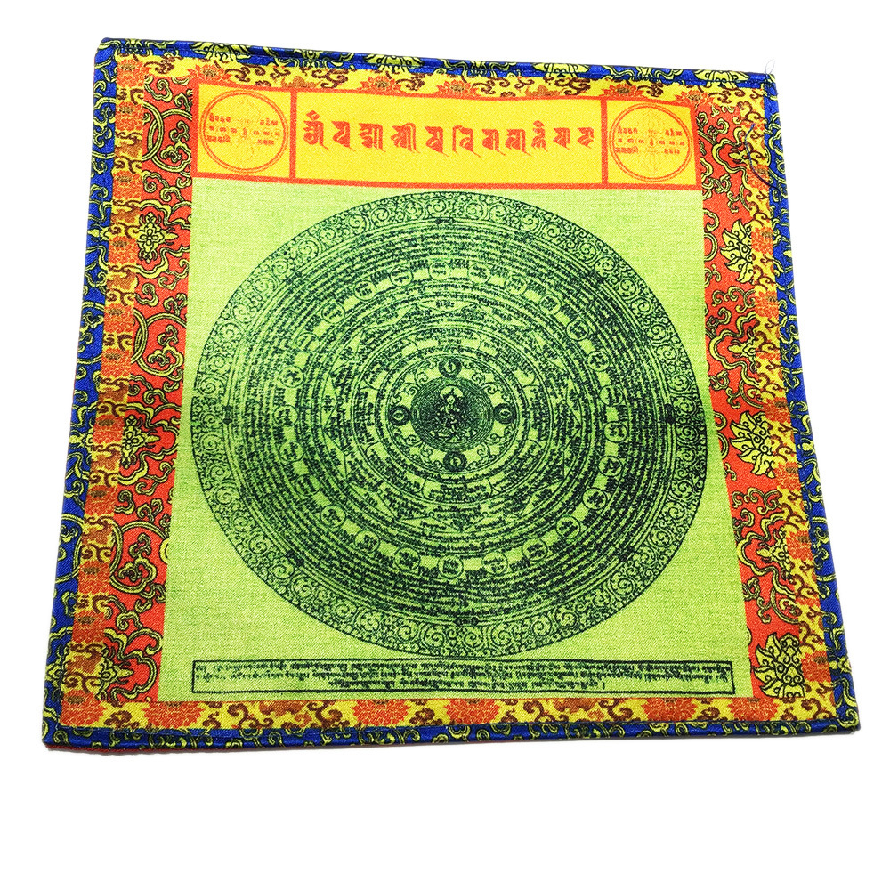綠度母壇城桌巾桌布19公分【十方】【十方】146484