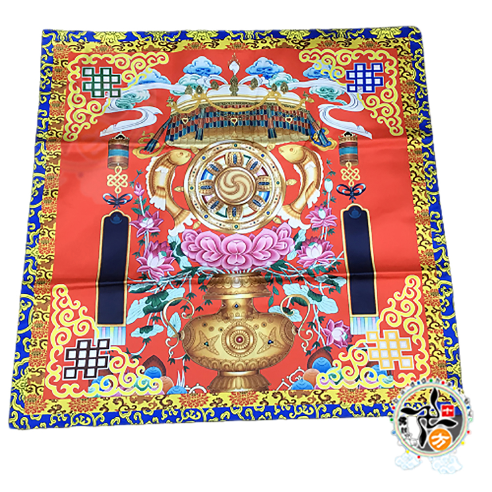 八吉祥總集 寶瓶桌布88公分【十方】146990