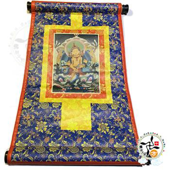 黃財神 迷你唐卡【十方】【十方】147524