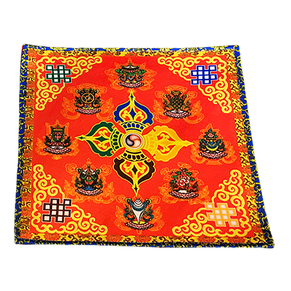 十字杵+八吉祥桌布42公分【十方】【十方】147988