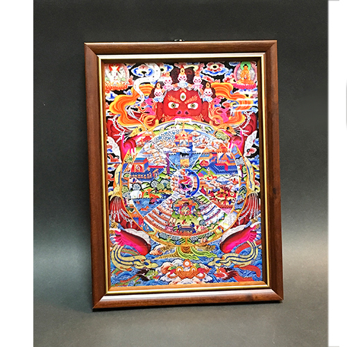 六道輪迴圖 {壓克力畫}  高級相框17*23公分【十方】146436