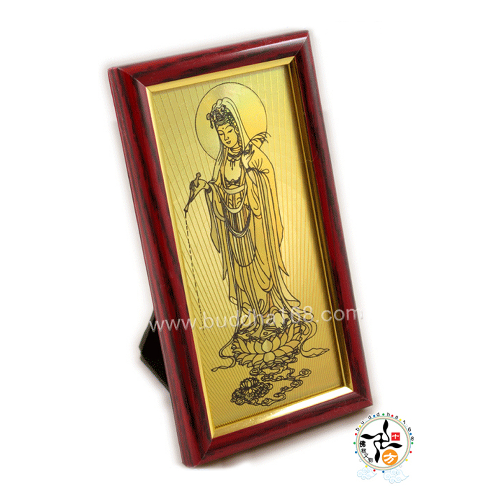 滴水觀音雷射金相框【十方】114109