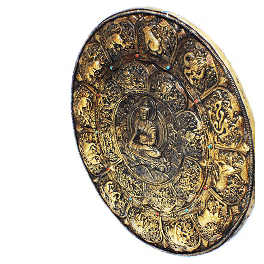 釋佛壇城曼達拉{已裝臟}直徑47.5公分【十方】124817