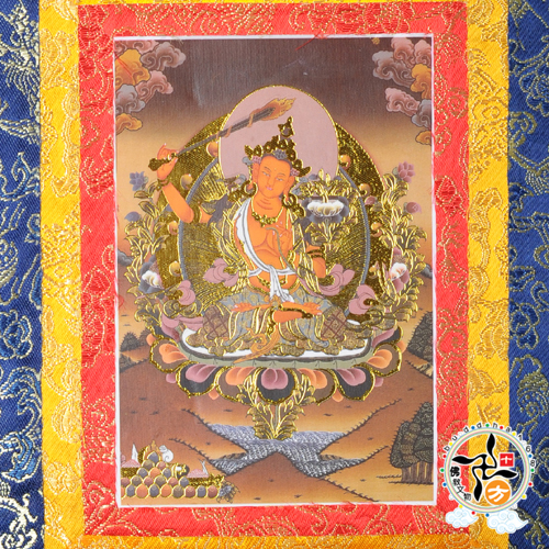 文殊菩薩迷你唐卡【十方】135266