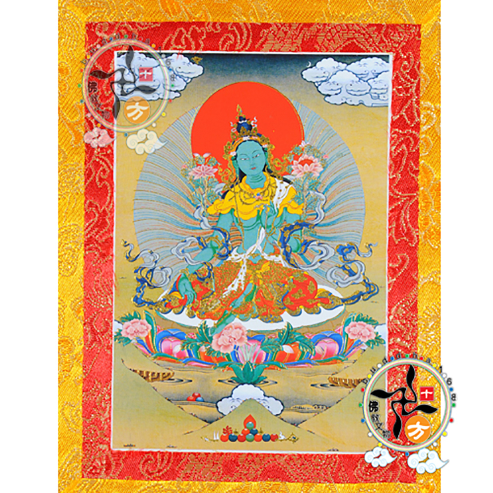 綠度母迷你唐卡【十方】128781