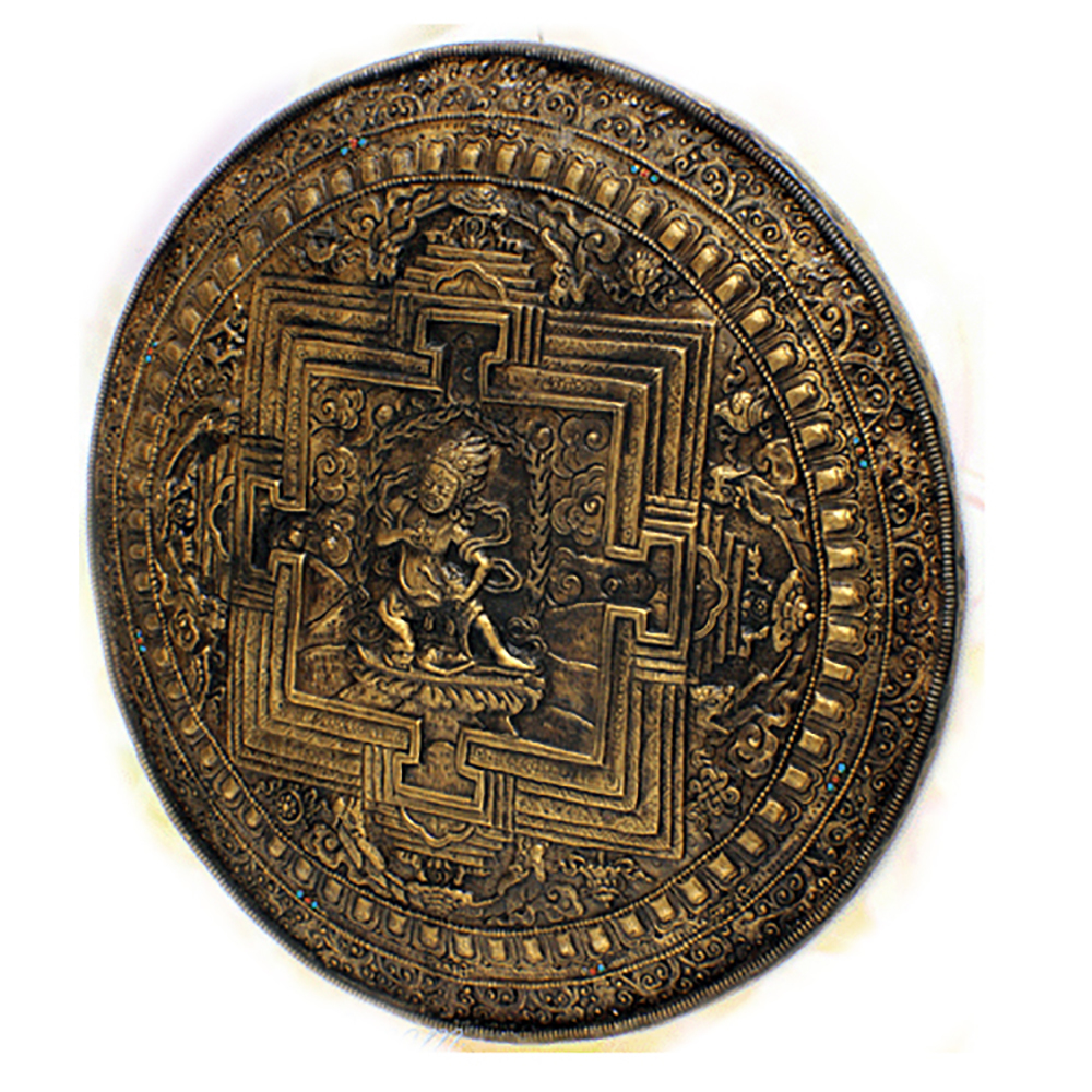 瑪哈嘎拉壇城曼達拉{已裝臟}直徑47.5公分【十方】124833