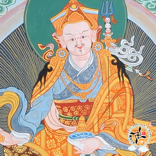 蓮師皈依鏡{手繪/礦物彩}唐卡極品【十方】135313