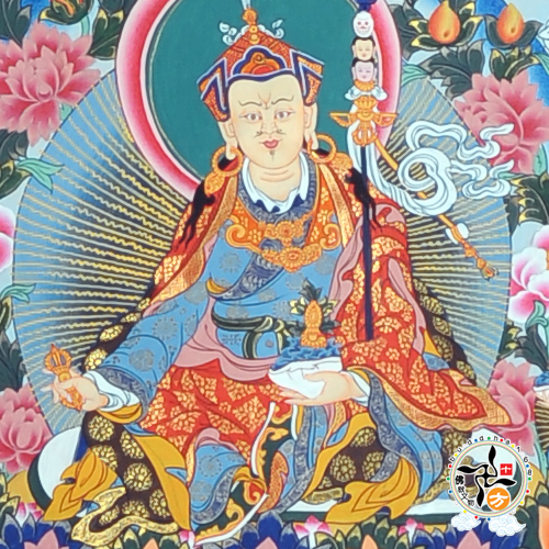 蓮師八變{手繪/礦物彩}唐卡極品【十方】135314