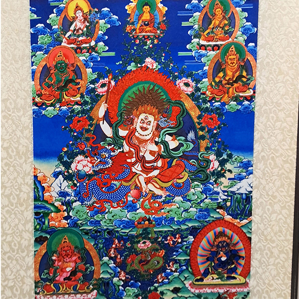 五路財神{絲綢}掛圖【十方】139508