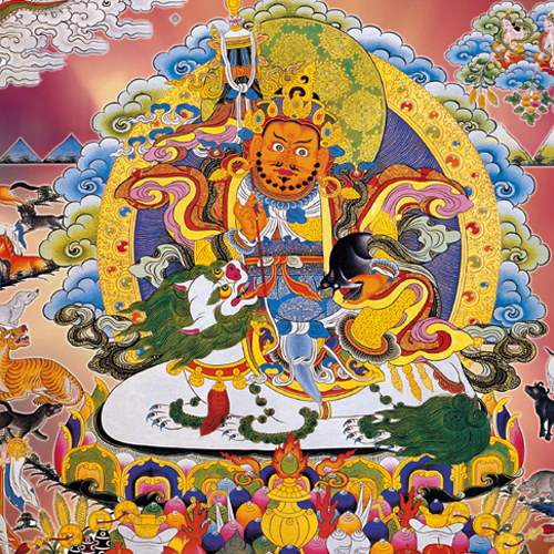 財寶天王{油畫布}掛圖高60公分【十方】139907