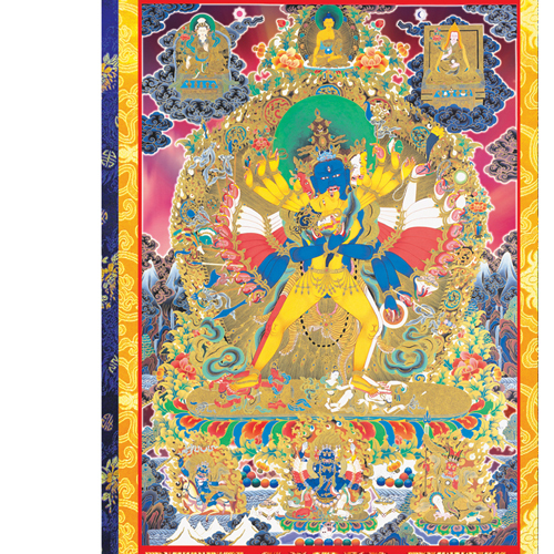 時輪金剛{油畫布}掛圖高90公分【十方】139897