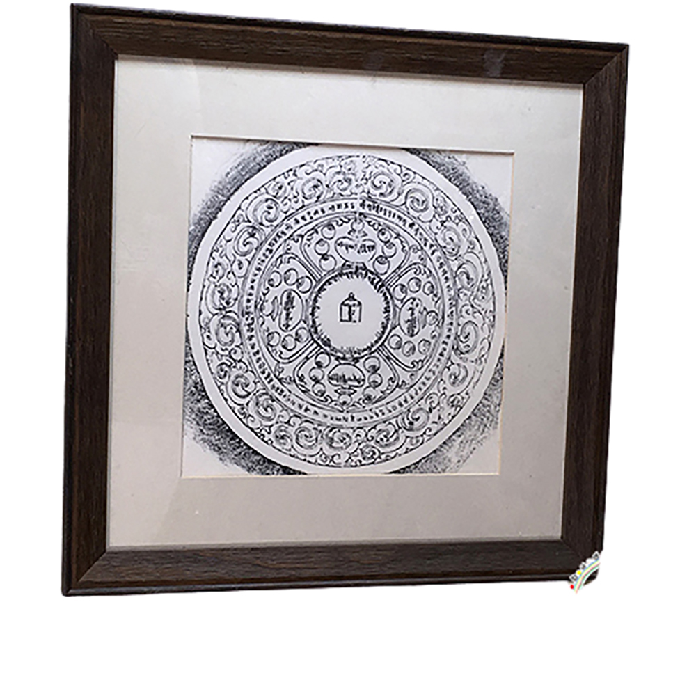 鎮宅壇城掛畫 展示品 44公分【十方】145672