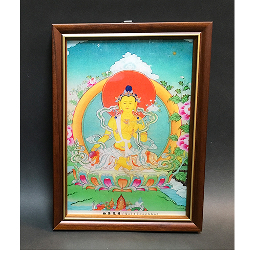 彌勒佛{壓克力畫} 高級相框17*23公分【十方】146441