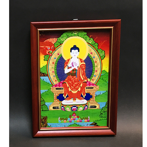 彌勒菩薩 {壓克力畫}高級相框17*23公分【十方】146455