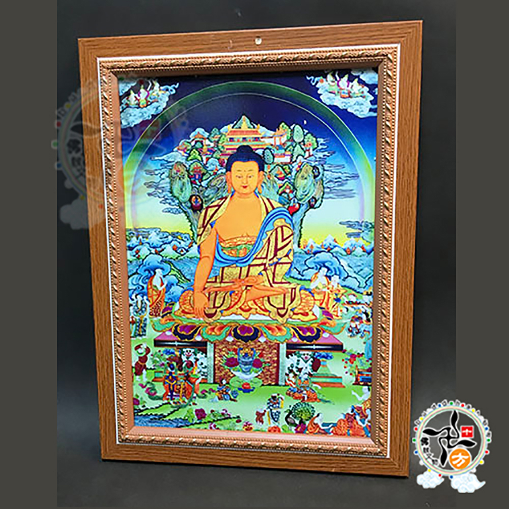 釋迦牟尼佛 {壓克力畫}  掛圖 34公分18057A4【十方】146308