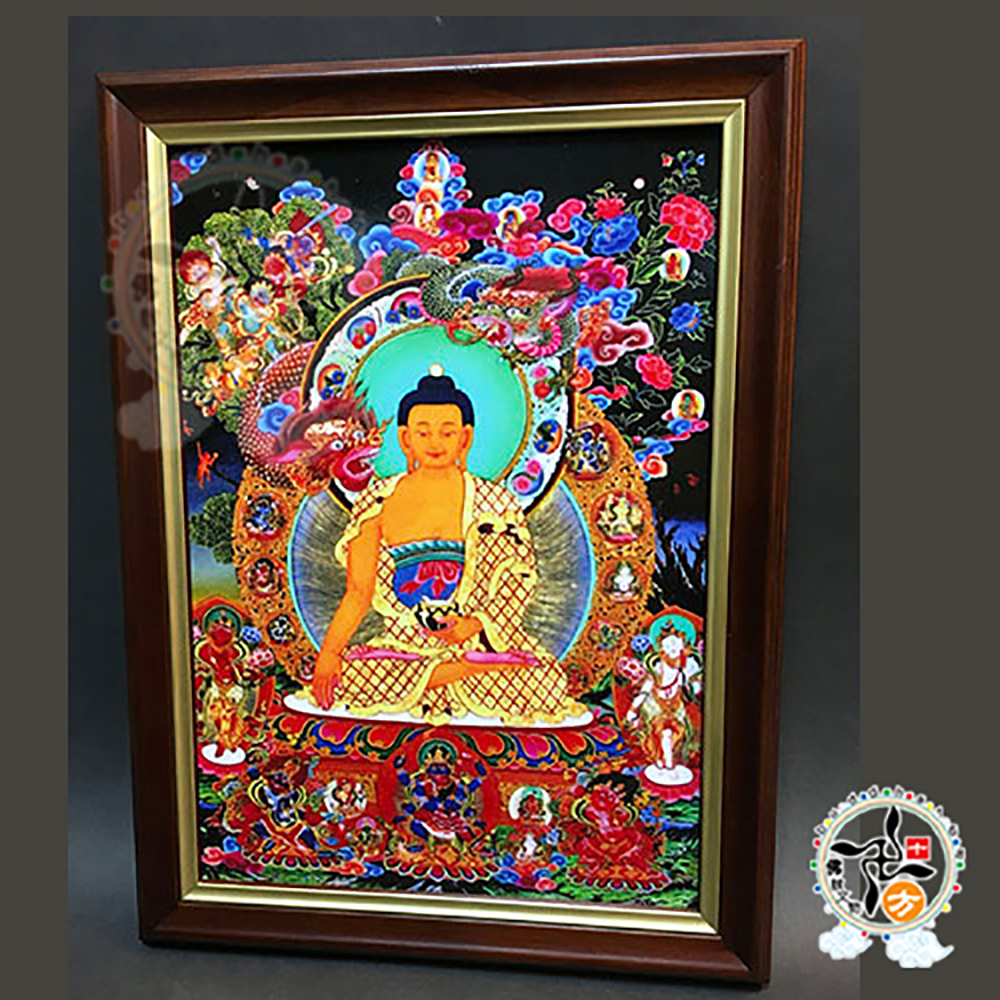 釋迦牟尼佛  {壓克力畫} 掛圖 34公分 A【十方】146312