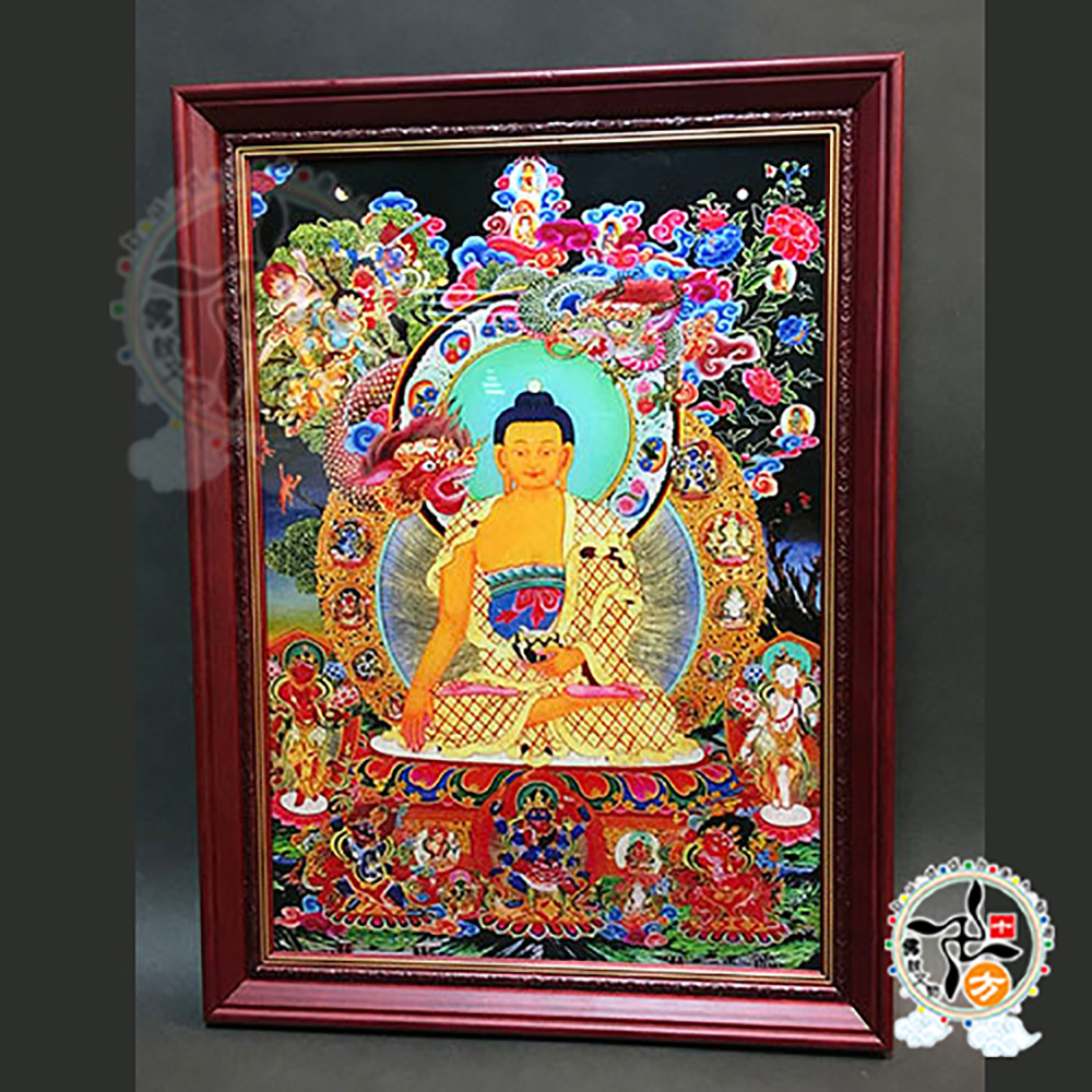 釋迦牟尼佛{壓克力畫} 掛圖 48 公分A3【十方】146295