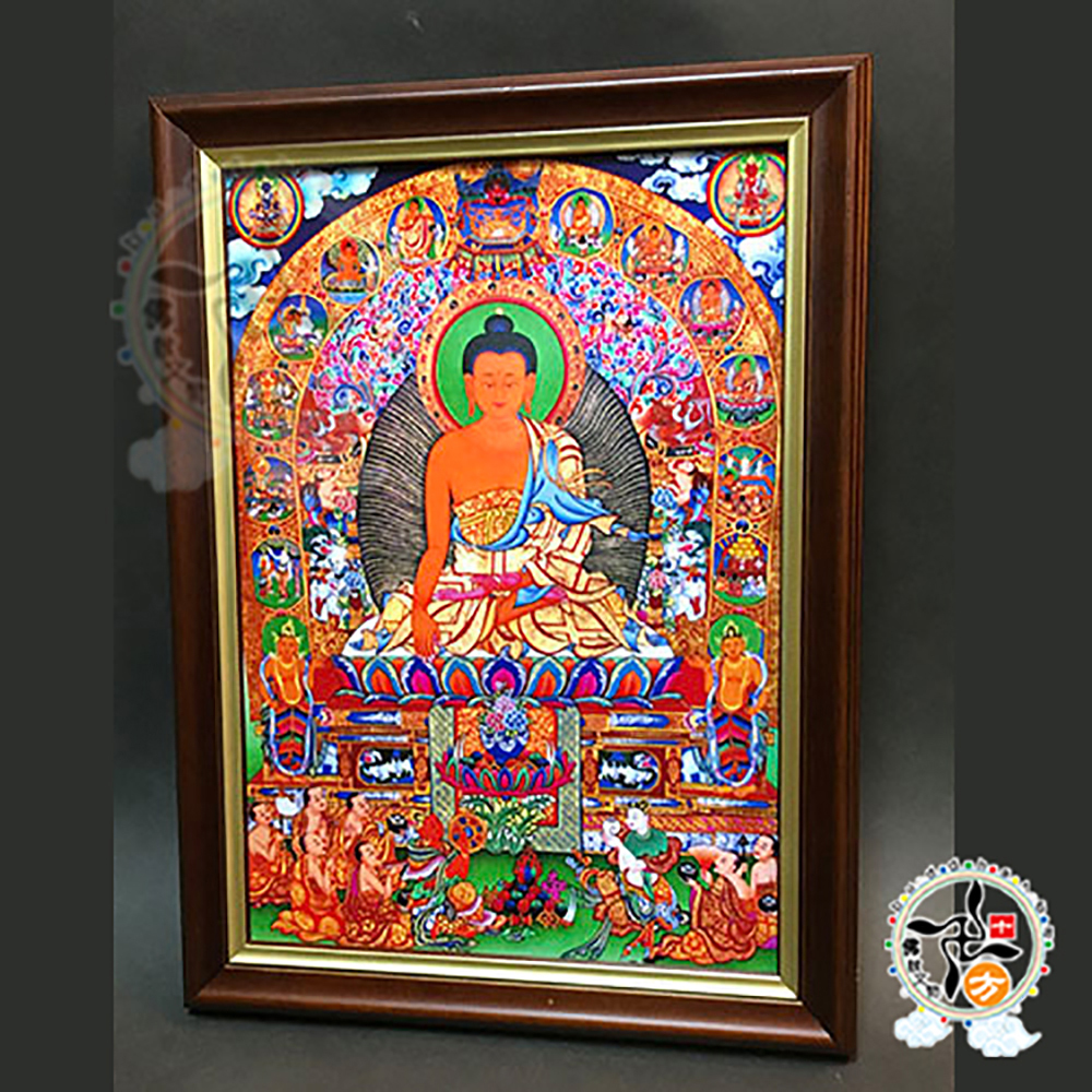 釋迦牟尼佛 {壓克力畫} 掛圖34公分1809A4【十方】146303