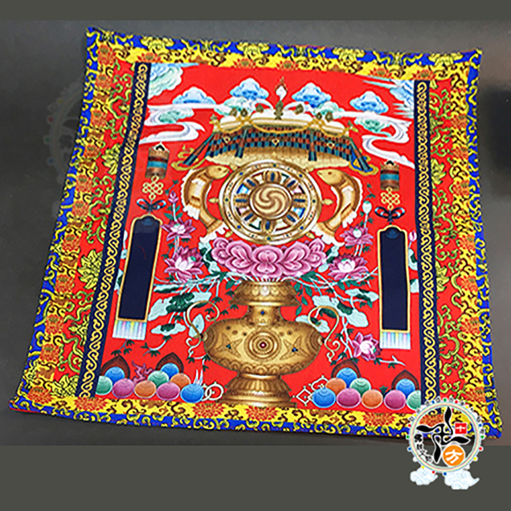 八吉祥總集 紅色桌布42公分【十方】146391