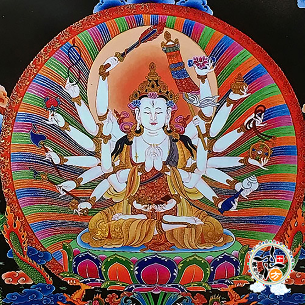 準提佛母 {壓克力畫} 掛圖 95公分A1【十方】146331