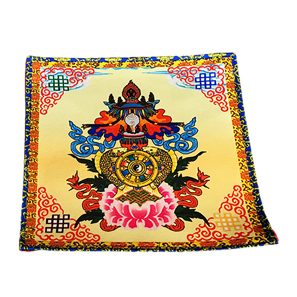 八吉祥總集黃色桌巾桌布19公分【十方】146498