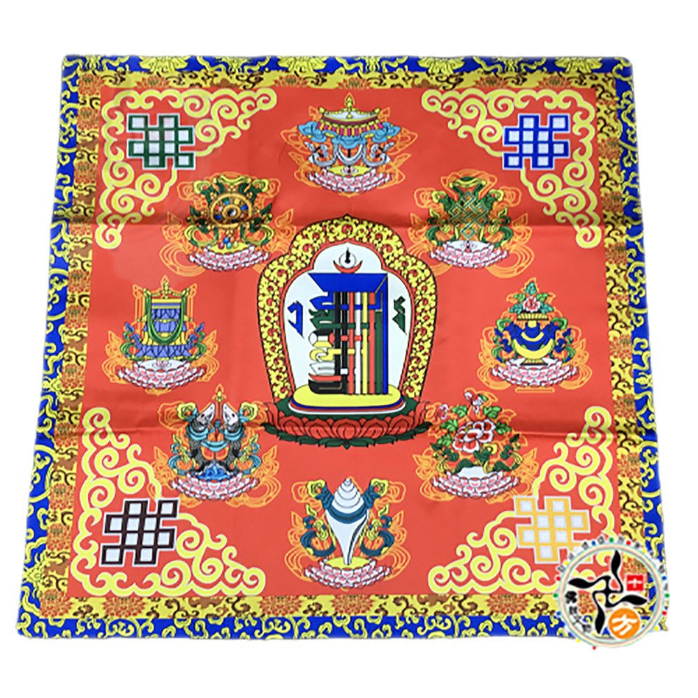 十相自在八吉祥 桌巾桌布42公分【十方】150417