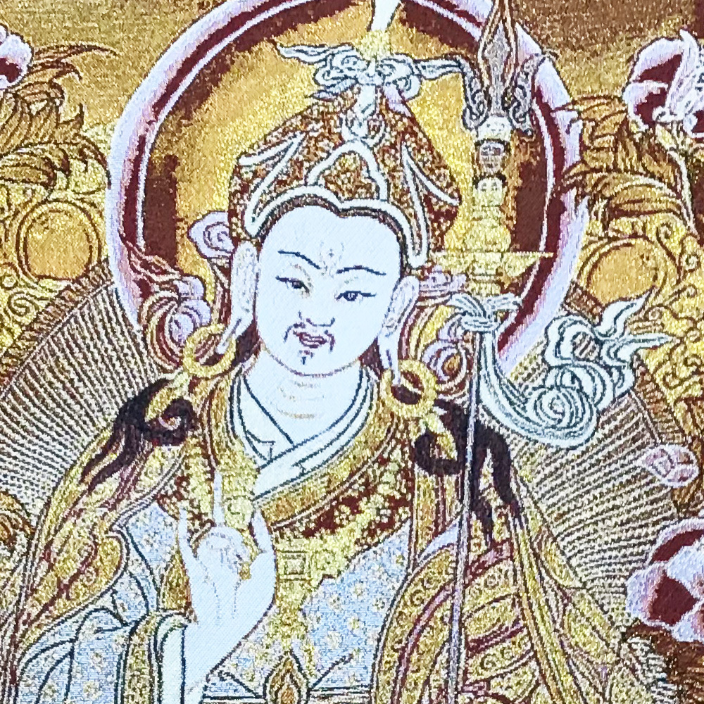 蓮花生大士繡布唐卡【十方】150605