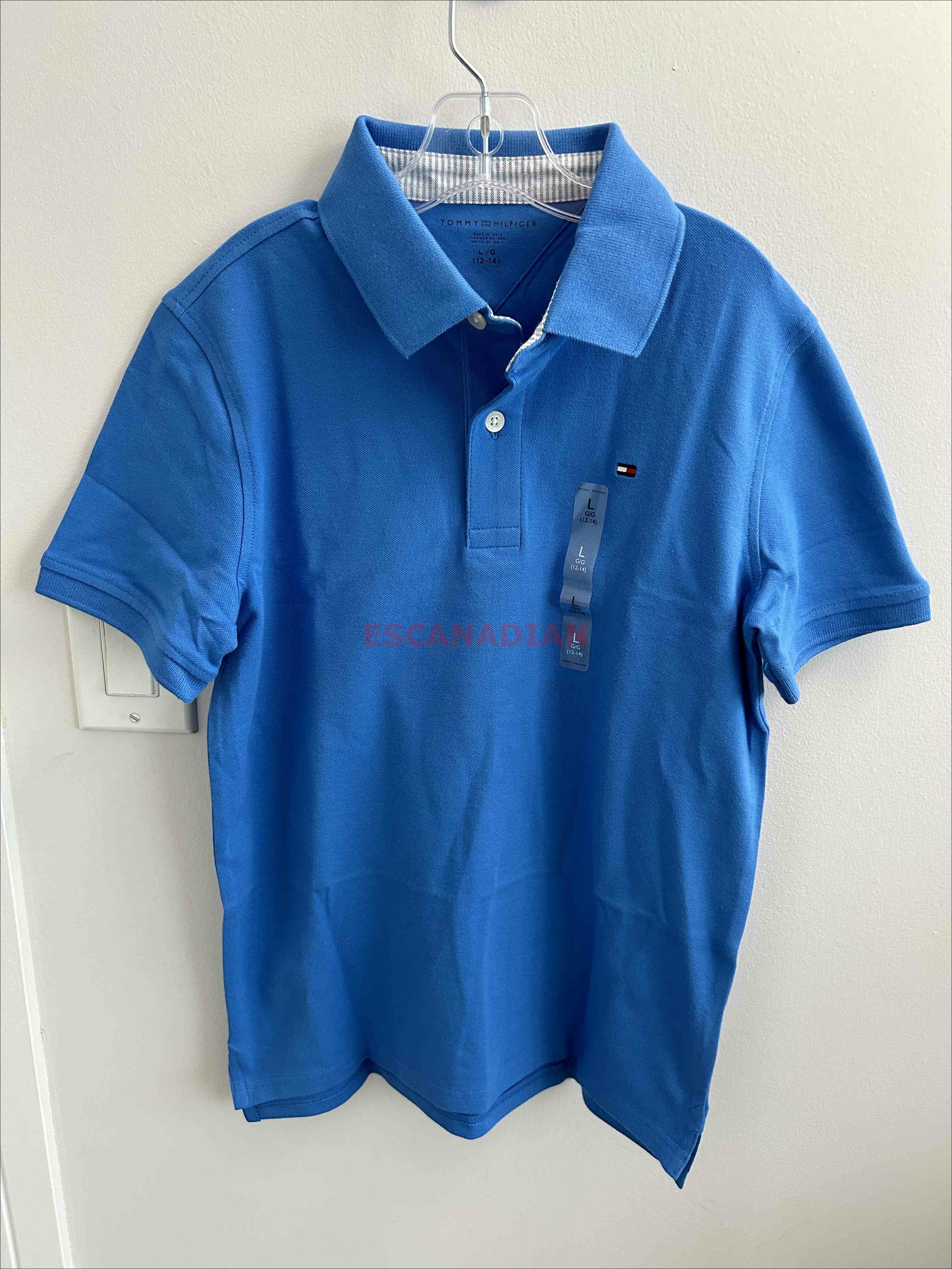 TOMMY 男大童  經典款 小Logo POLO衫