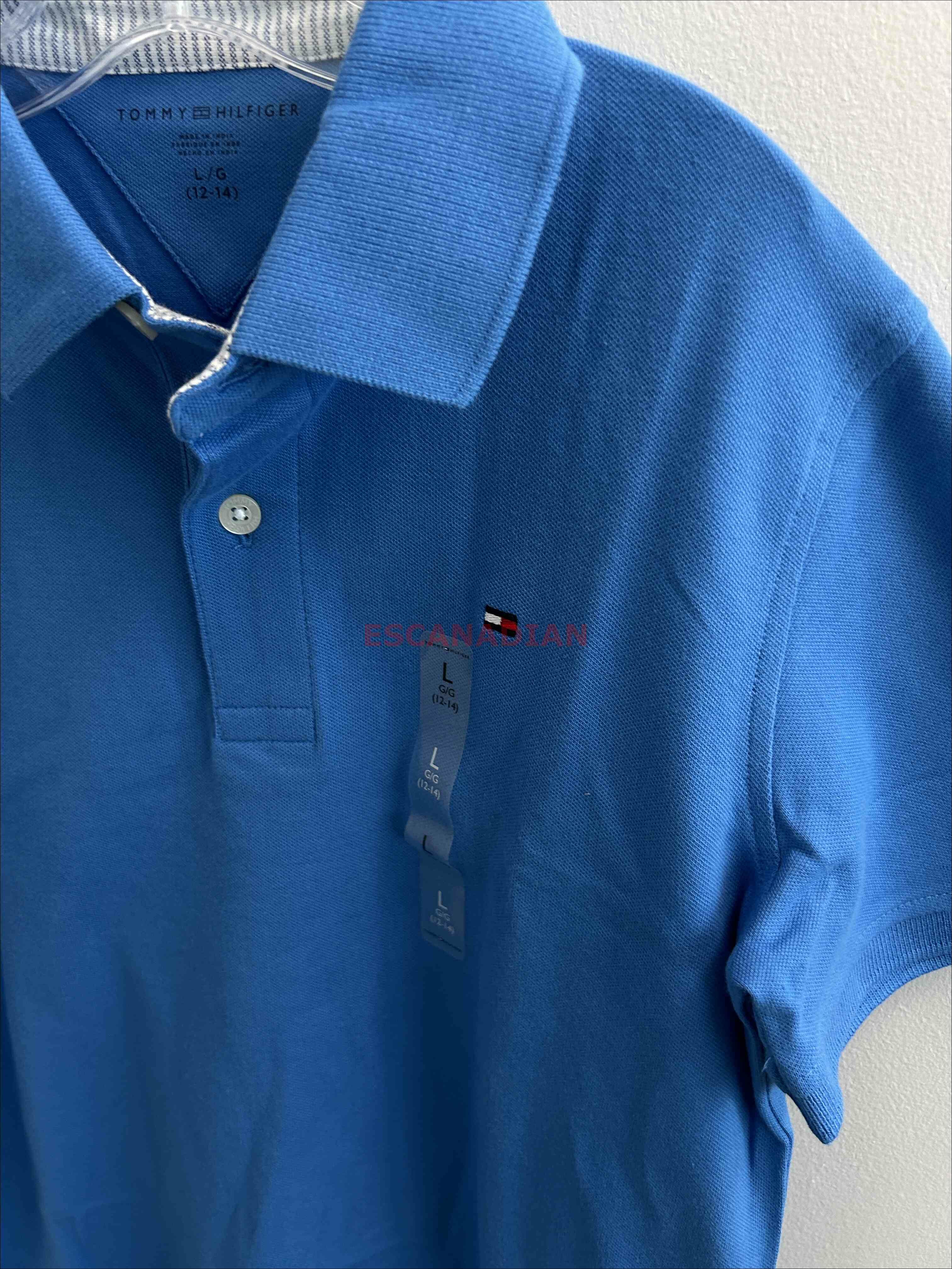 TOMMY 男大童  經典款 小Logo POLO衫