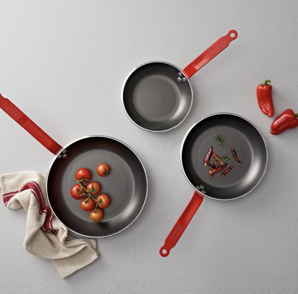 Choc感應爐IH系列 l 5層平底不沾鍋 - 彩椒紅