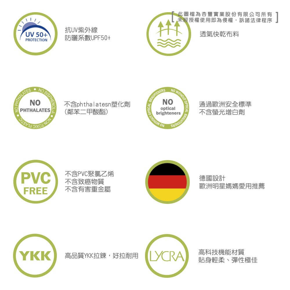 LASSIG兒童泳衣,透氣快乾材質,防曬抗UV紫外線,經國際無毒安全認證。游泳尿布褲/寶寶長袖短袖泳衣/連身泳裝/沙灘巾/嬰兒遮陽帽,多款式可挑選