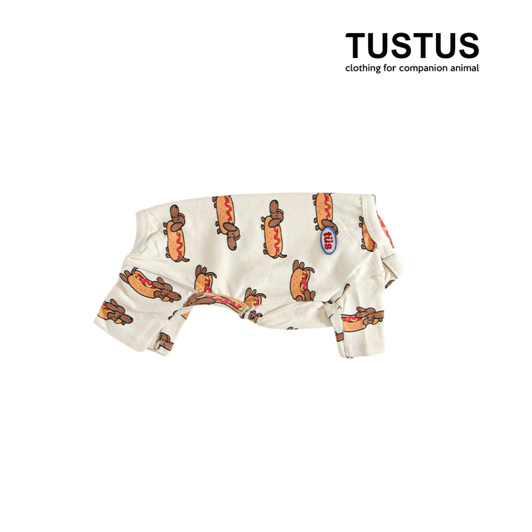 TUSTUS 熱狗長袖連身衣