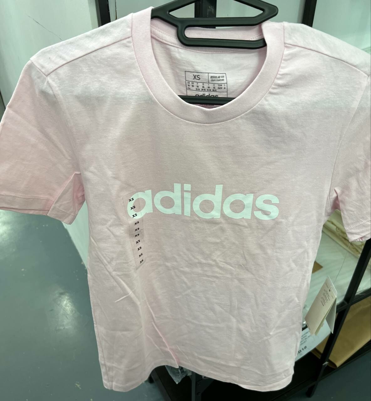 [S] ADIDAS W LINEAR T T-SHIRT MULTI SPORT MULTI DEPORTE,CLEAR PINK, IZ0321 [FINAL SALE] (SAD117)