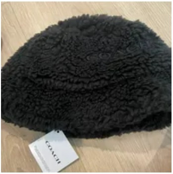 [S] COACH CM750 SPA BUCKET HAT,BLACK, 722947655876 (SCO562)