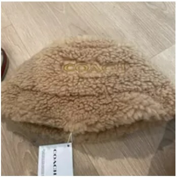 [S] COACH CM750 SPA BUCKET HAT,CARAMEL, 722947655906 (SCO563)