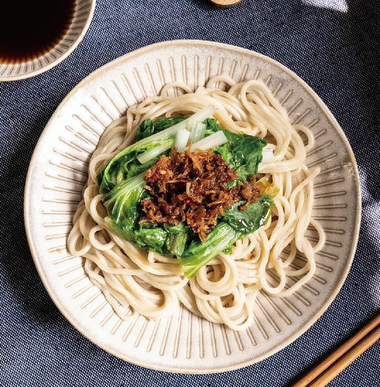 六錢湯包- 純手工XO干貝醬拌麵 ，２入/包 (小辣)