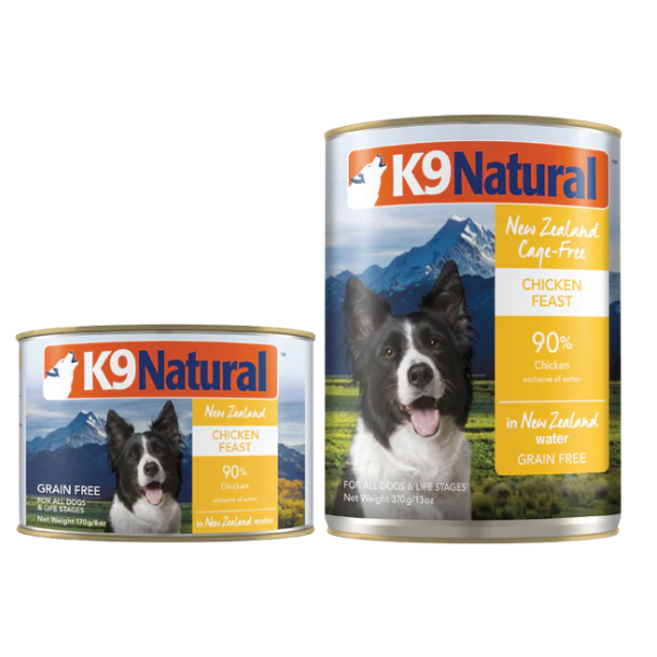 K9 Natural Canned Dog Food Chicken Feast．170g/370g