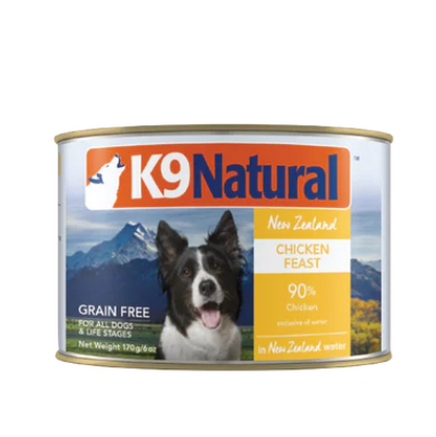 K9 Natural Canned Dog Food Chicken Feast．170g/370g