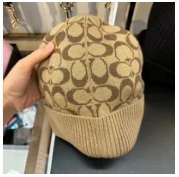 [S] COACH CK708 SIG KNT BN,KHAKI, 722947656323 (SCO566)