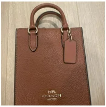 [S] COACH CM249 SD MX NS MINI TOTE,IM/REDWOOD, 196395078783 (SCO569)