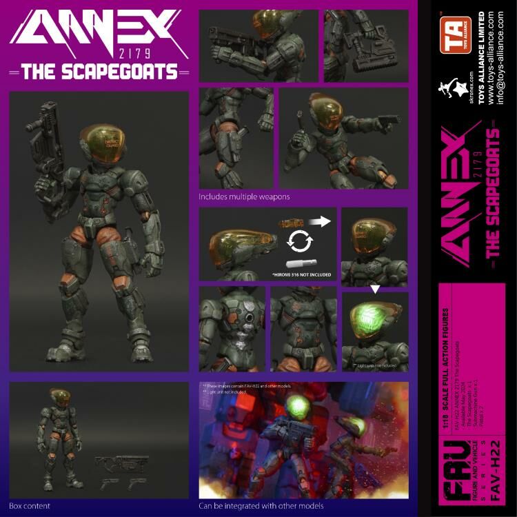 Toys Alliance : 1/18 FAV-H22 Annex 2179 The Scapegoats 替死鬼