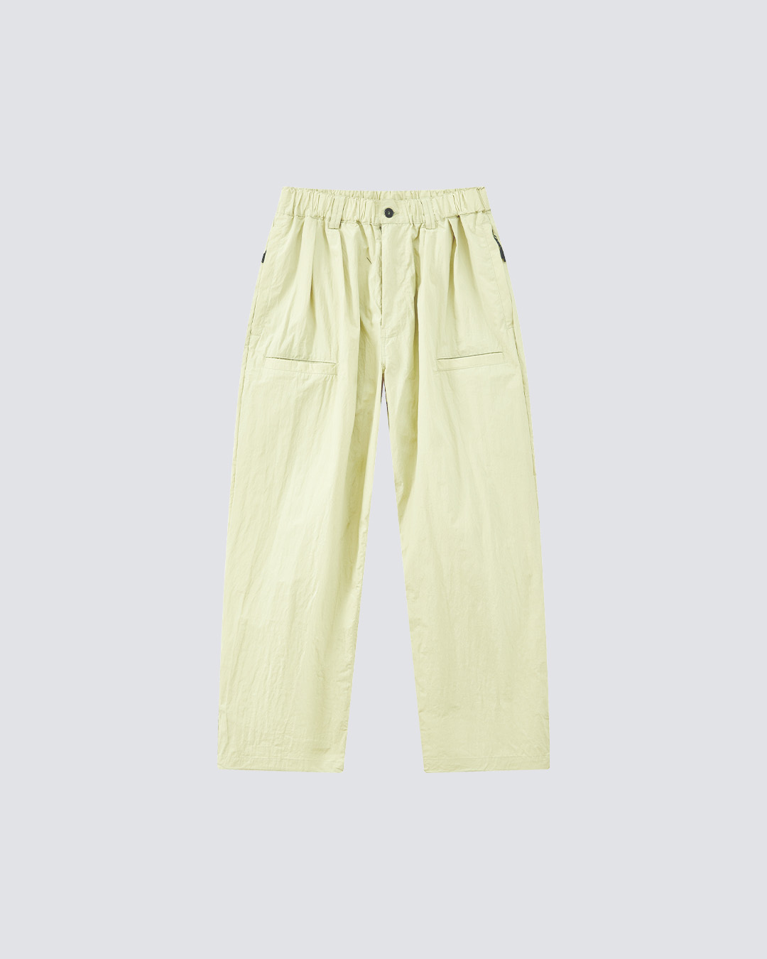 Essential Wrinkled Straight Pants｜Melon Green｜Hong Kong Original Design