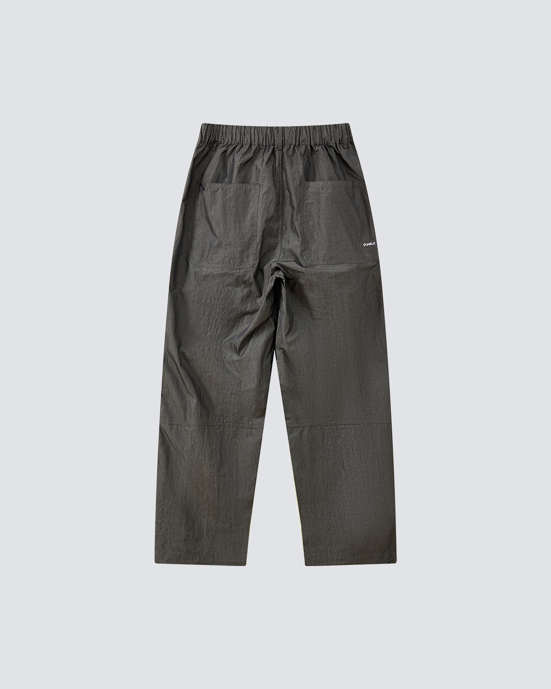 【FUMBLE】Essential Wrinkled Straight Pants｜Black｜Hong Kong Original Design